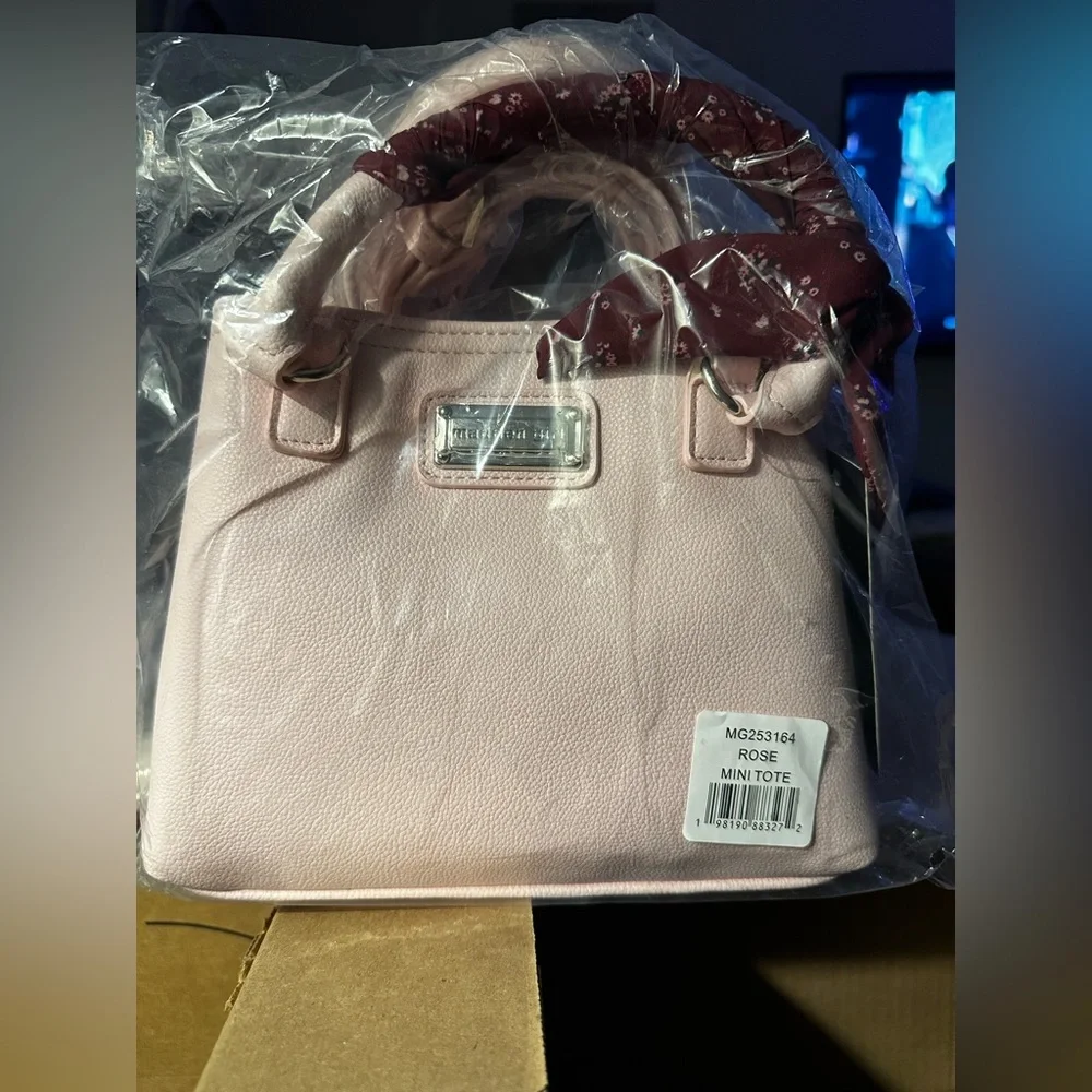 Madden Girl Zipper Mini Tote Bag